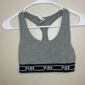 PINK VICTORIAS SECRET Grey Sports Bra